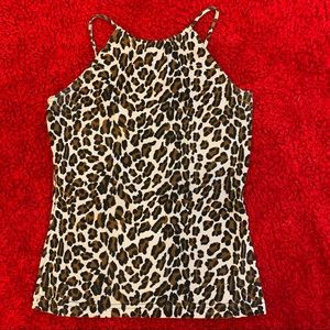 Fancy leopard tank top ✨perfect condition